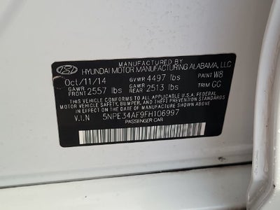 2015 Hyundai Sonata Limited