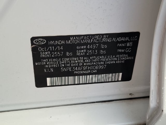 2015 Hyundai Sonata Limited