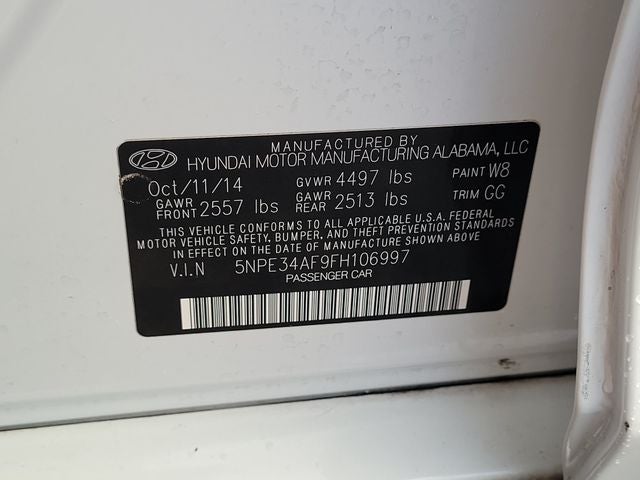 2015 Hyundai Sonata Limited