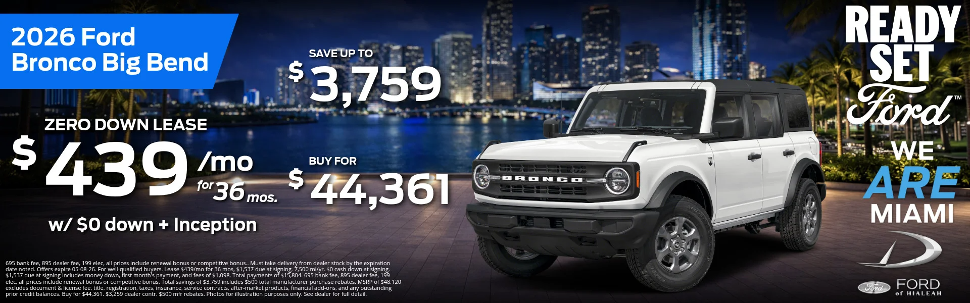 2026 Ford Bronco en Ford De Hialeah en Hialeah FL