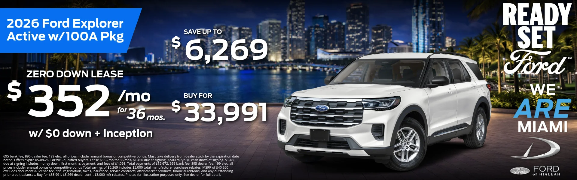 2026 Ford Explorer Active en Ford De Hialeah en Hialeah FL